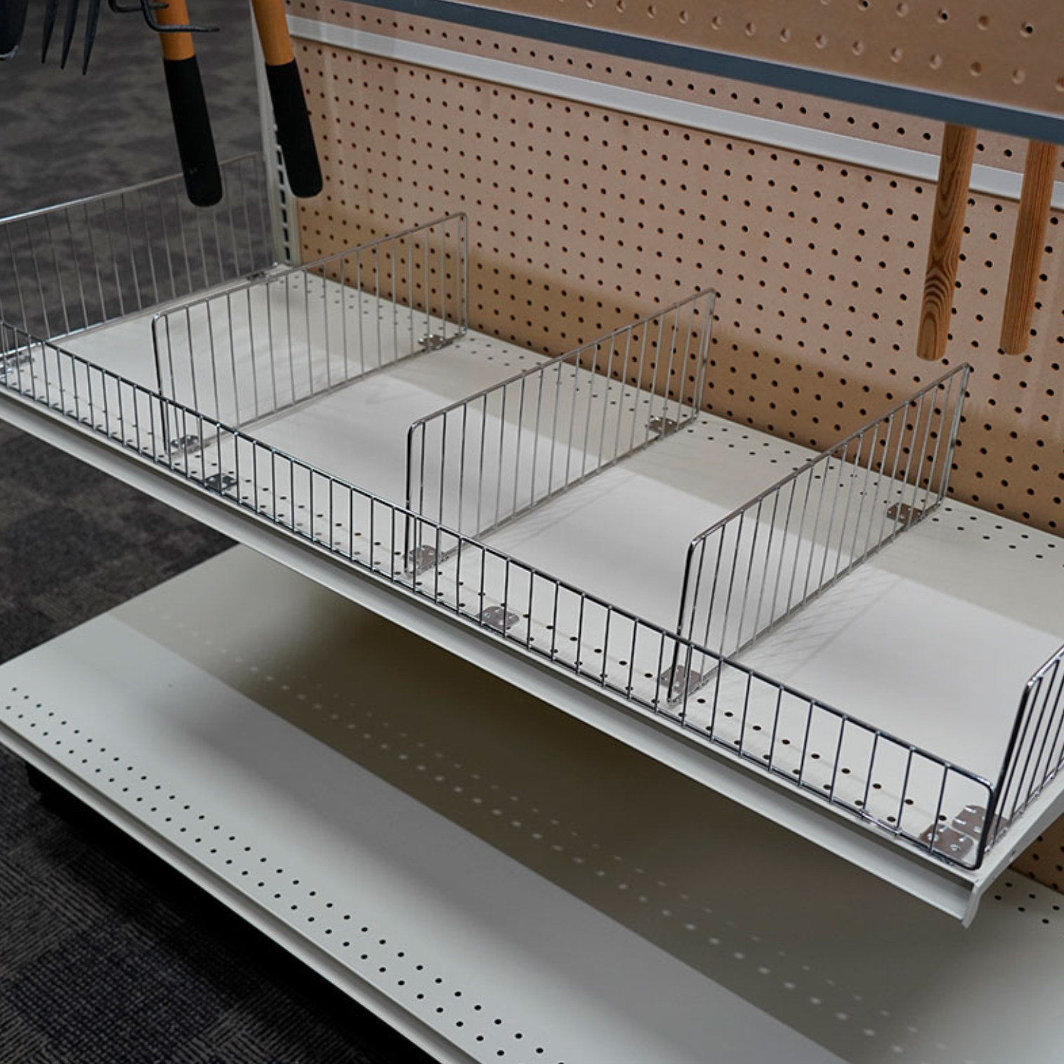 shelf with fences