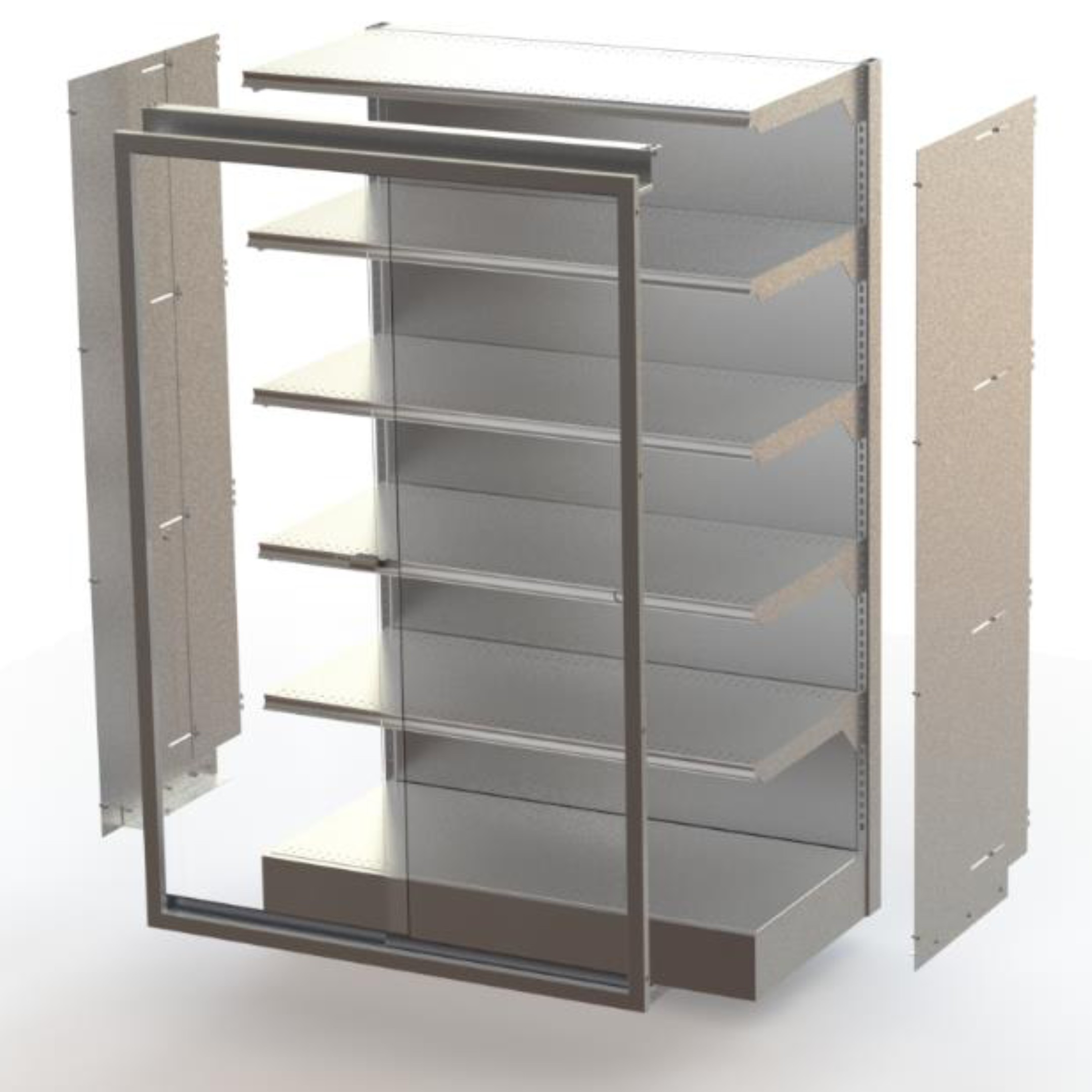 Anti theft door kit